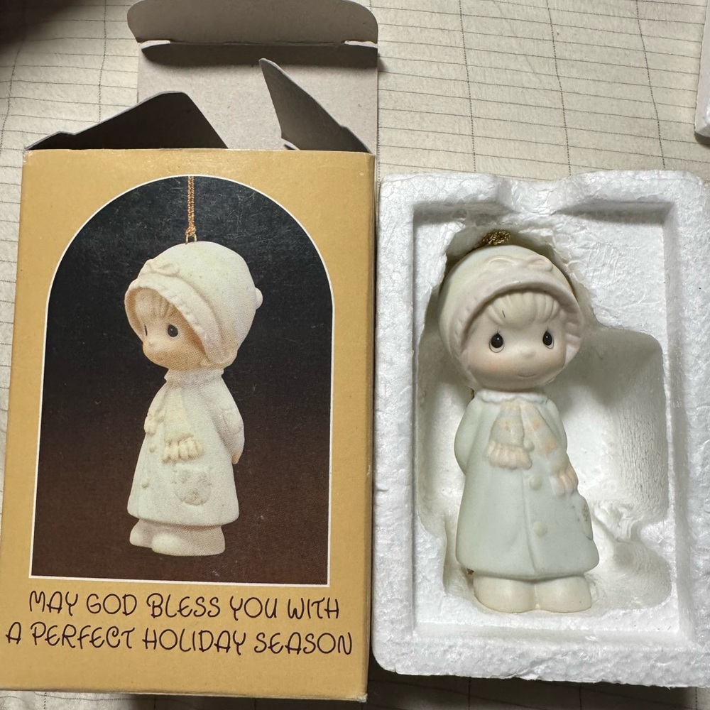 Precious Moments 1984 “May God Bless You With A Perfect Holiday Season”